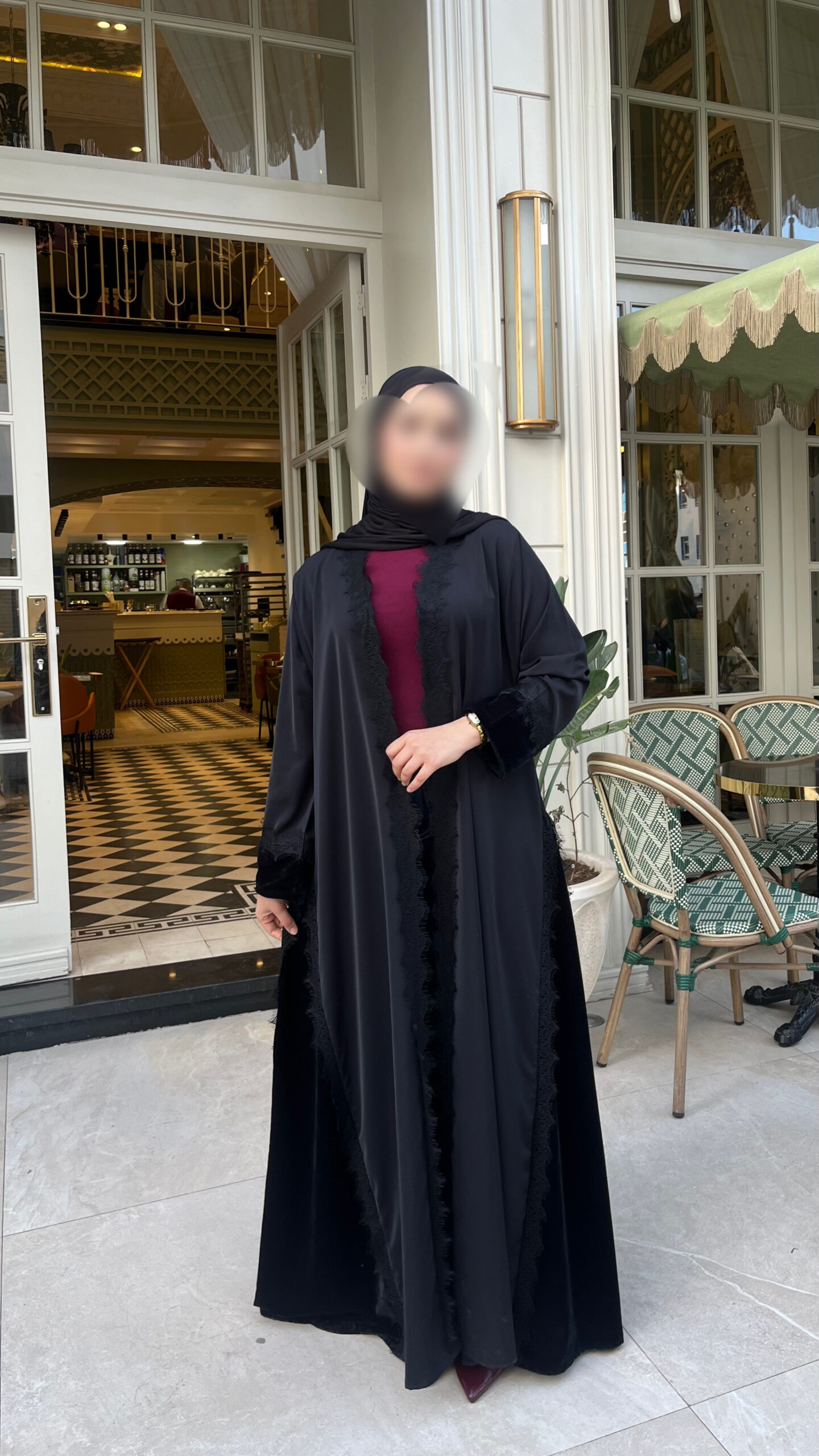 ADN - Abaya Dentelle Noire